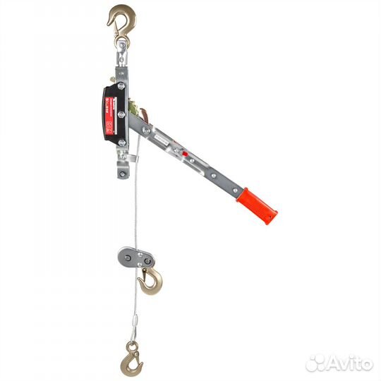 Лебедка рычажная, тяга 4 т, подъем 1.6 т, двойное