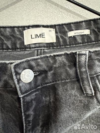 Джинсы lime 36 серые