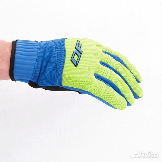 Перчатки dragonfly enduro Blue-Green 600121 (2XL)