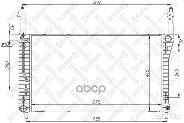 10-26059-SX радиатор системы охлаждения АКПП O