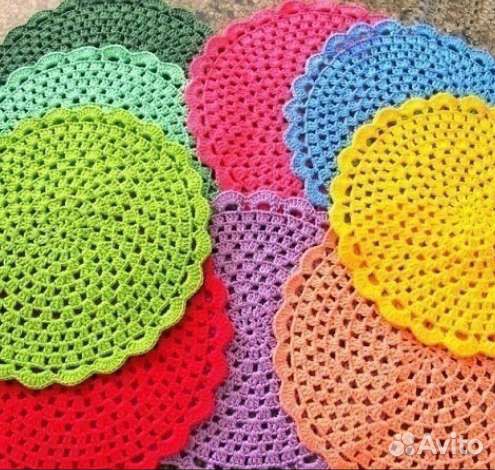 Салфетка интерьерная серая