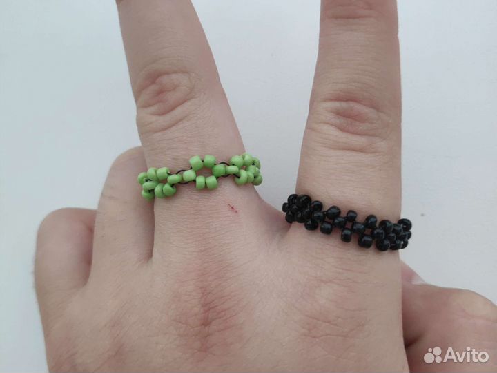 Кольца из бисера