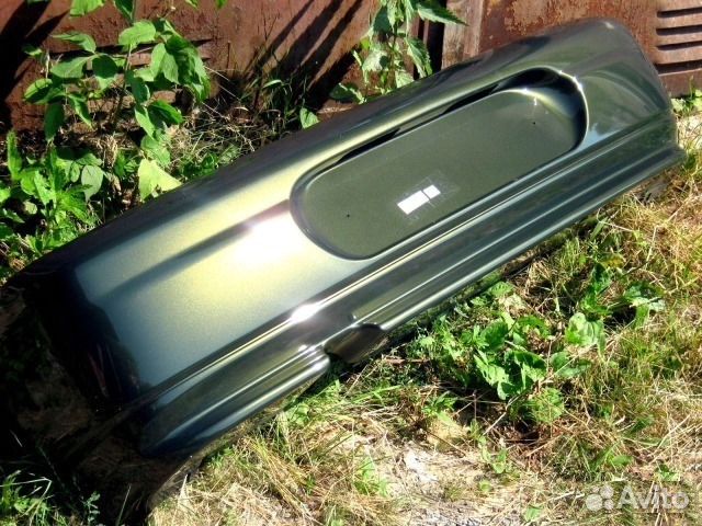 Ваз 2110 бампер задний цвет зелёный