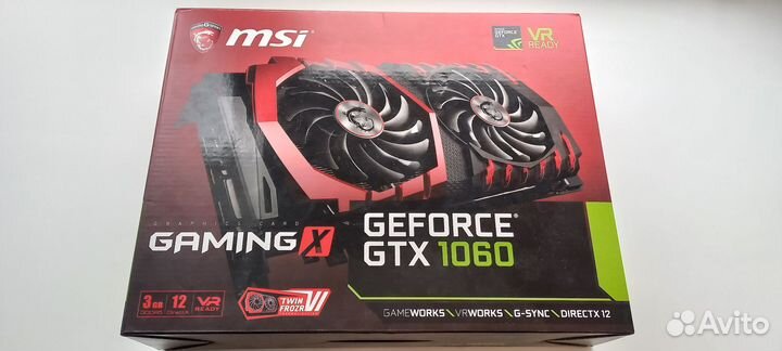 GTX 1060 3GB Msi Gaming X