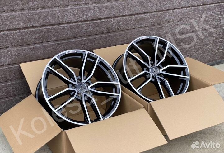 Диски r19 Mercedes AMG C/E-class Black Machined