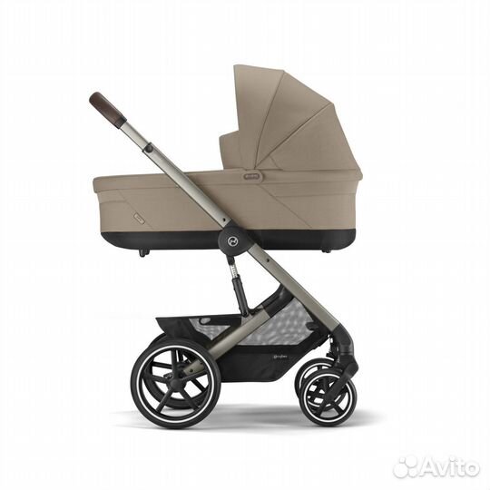 Коляска 2 в 1 Cybex Balios S Lux 2024, Almond