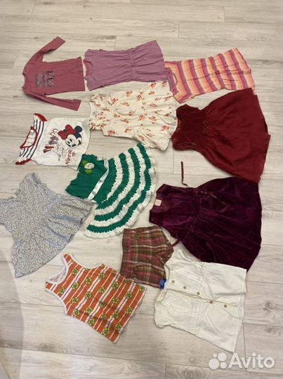 Детские вещи на девочку от 0 до 7 лет
