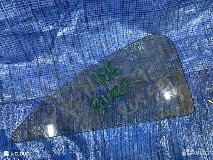 Стекло двери на toyota hilux surf KZN185 1kzfe