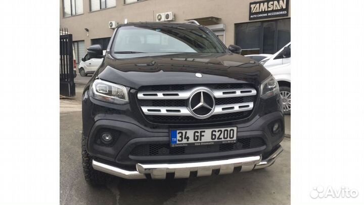 Защита передняя с зубами Mercedes Benz X-class