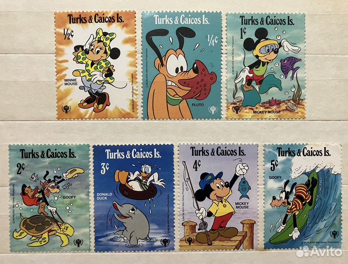 Марки Дисней серии