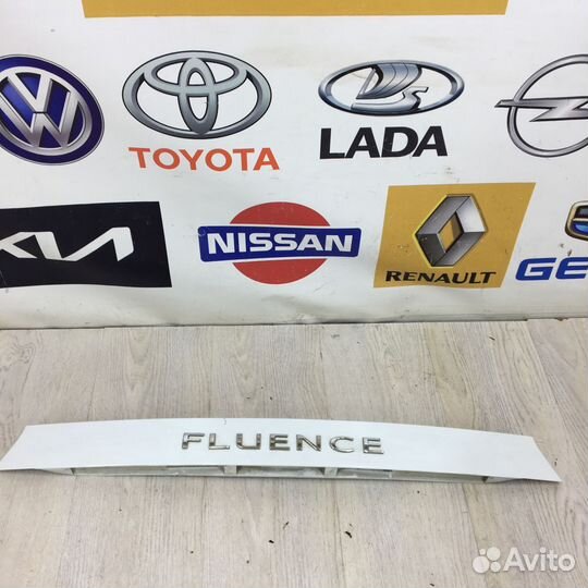 Молдинг Накладка крышки багажника Renault fluence