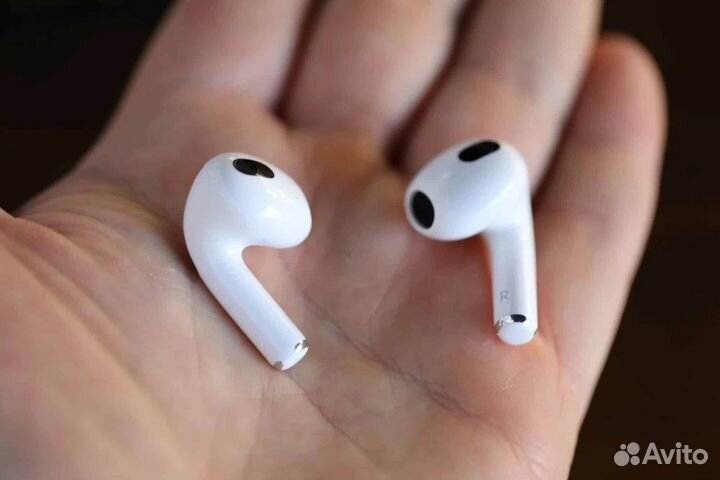 Наушники airpods 3 без кейса оригинал с коробкой