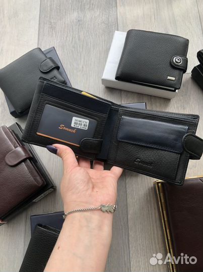 Кошелеки натуральная кожа мужские