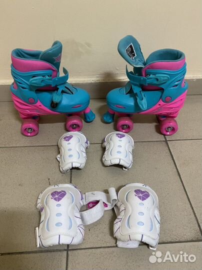 Роликовые коньки детские раздвижные