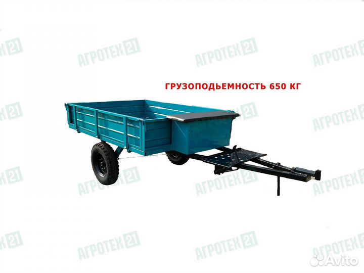 Тележка для мотоблока тм-650 кг-2 двухместная