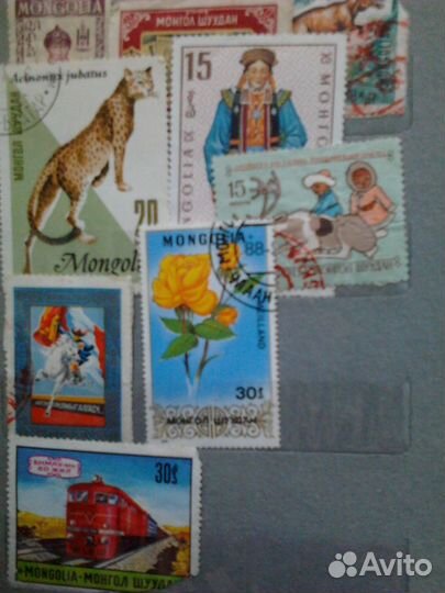 Почтовые коллекционные марки Монголии (50-90 гг.)