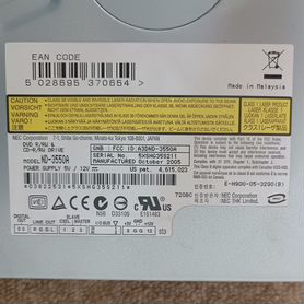 DVD/CD RW привод NEC