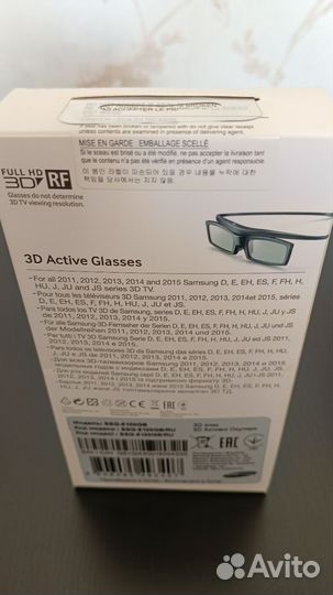 3 D очки Samsung и Panasonic
