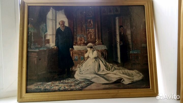 Репродукция Журавлёва Перед венцом