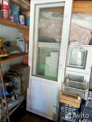 Деревянная Балконная дверь бу