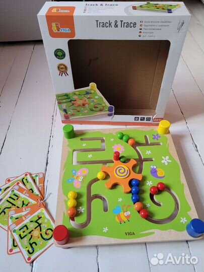 Развиваюшая игрушка Viga: Лабиринт-трэк с шариками