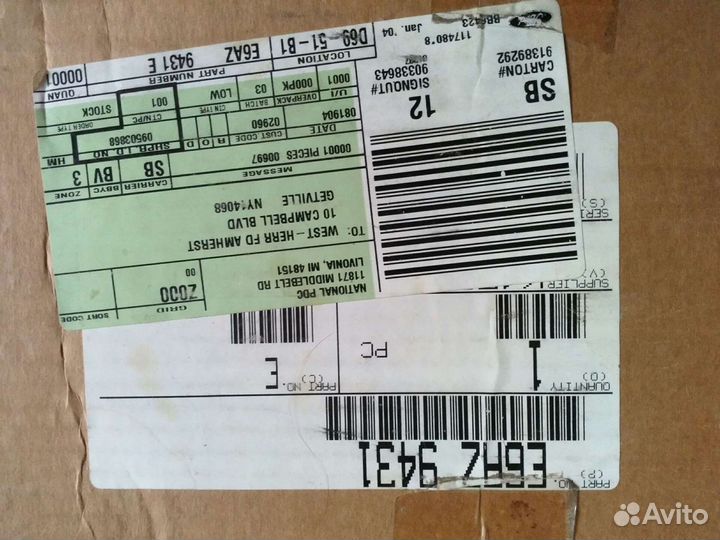 Выпускной коллектор на форд таурус