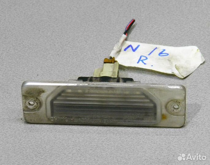 Плафон подсветки номера Nissan Almera N16