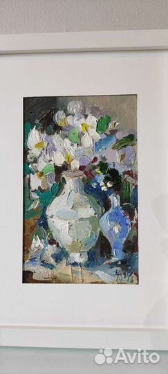 Рамка с картиной маслом А4