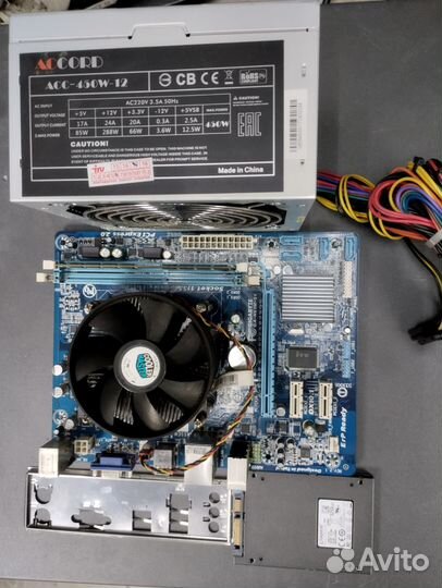 Материнская плата с процессором LGA 1155