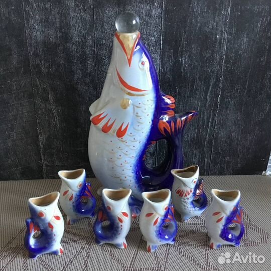 Рыбки фарфоровые статуэтки СССР