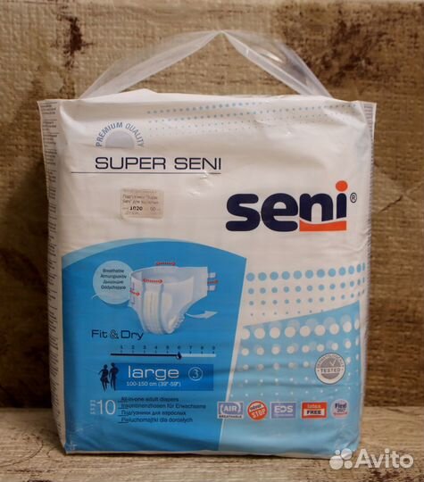 Подгузники Super Seni, размер L