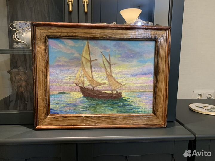 Картина маслом пейзаж на холсте