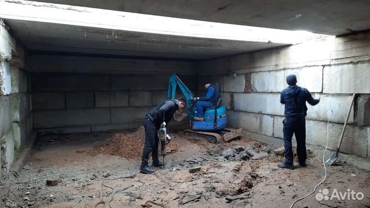 Услуги мини экскаватора