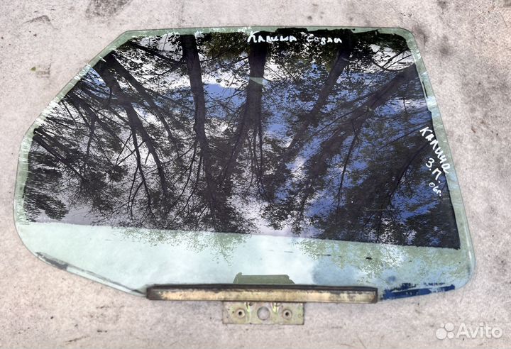 Стекло двери заднее правое Ваз Калина седан