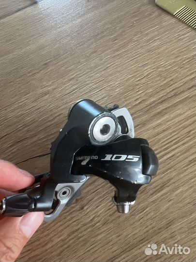 Задний переключатель shimano 105 10ск с лапкой