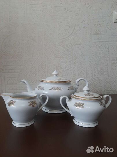 Чайник сахарница и молочник чсср