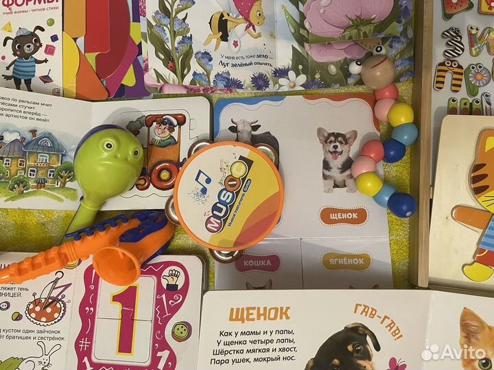 Детские развивающие игрушки пакетом