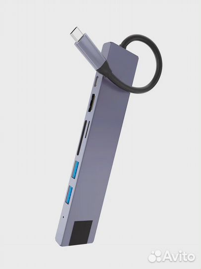 USB-С HUB Хаб Переходник Multiport Graphite