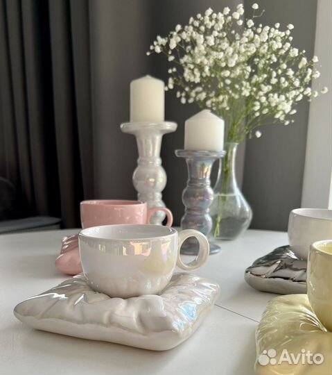 Чашка с блюдцем