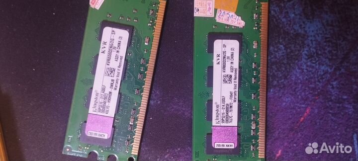 Материнская плата с процессором и памятью