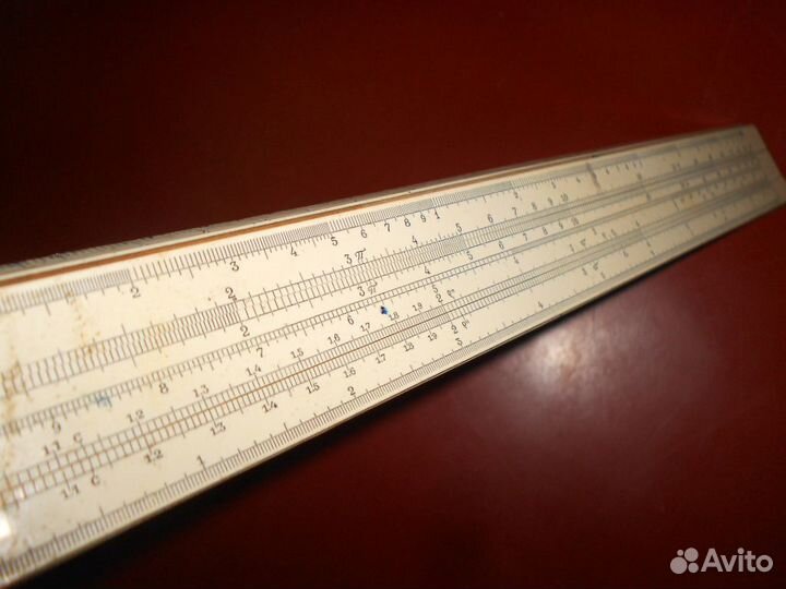 Логарифмическая линейка 1955 г