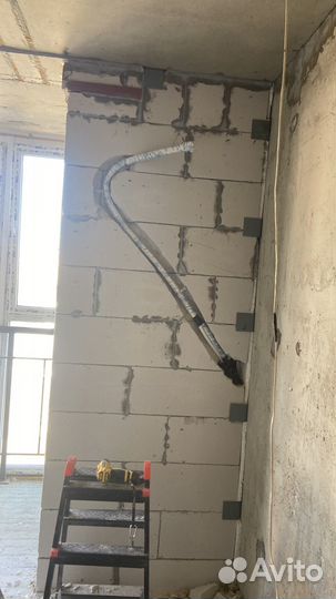 Закладка трассы под кондиционер