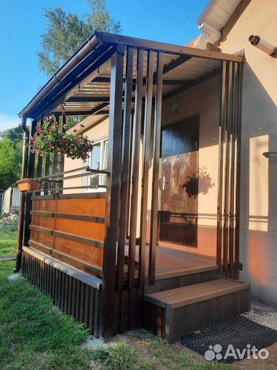 Навесы для автомобиля под ключ