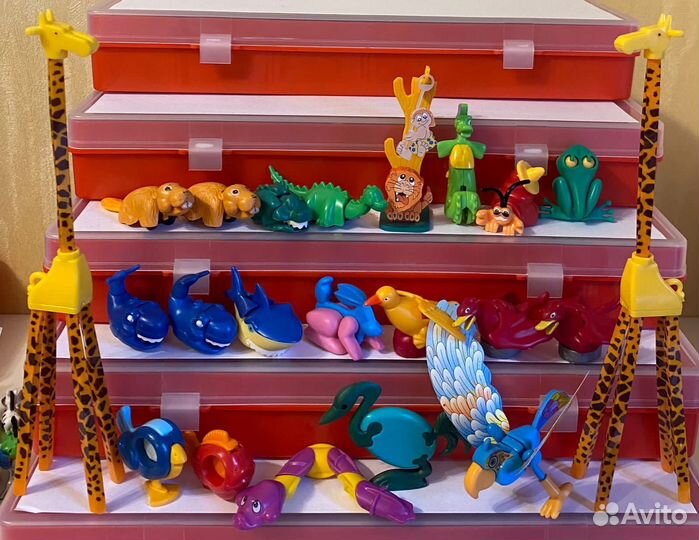 Киндер животные из разных серий