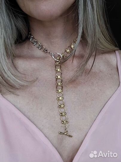 Колье галстук, чокер, браслет в одном