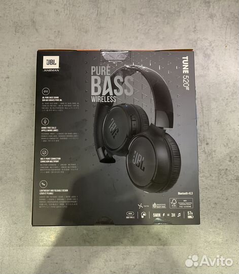 Беспроводные наушники JBL Tune 520BT