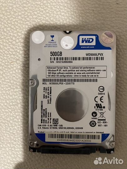 Жесткий диск для ноутбука(500 гб) и пк(2х250 гб)