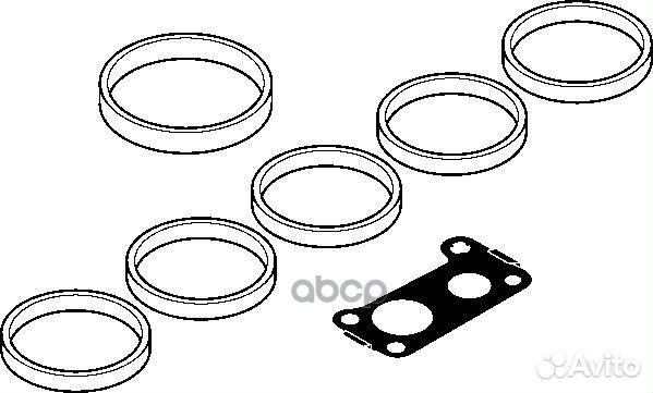 Комплект прокладок впускного коллектора 131810