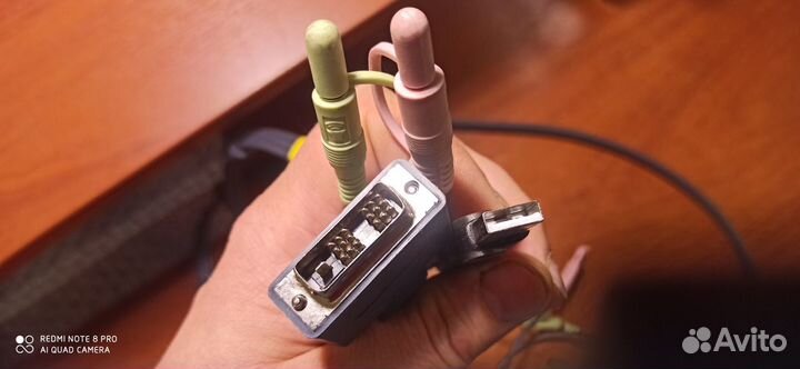 KVM Кабель с Интерфейсами USB,DVI-D Single Link