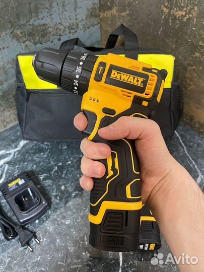 Набор 2в1 DeWalt шуруповерт+импакт